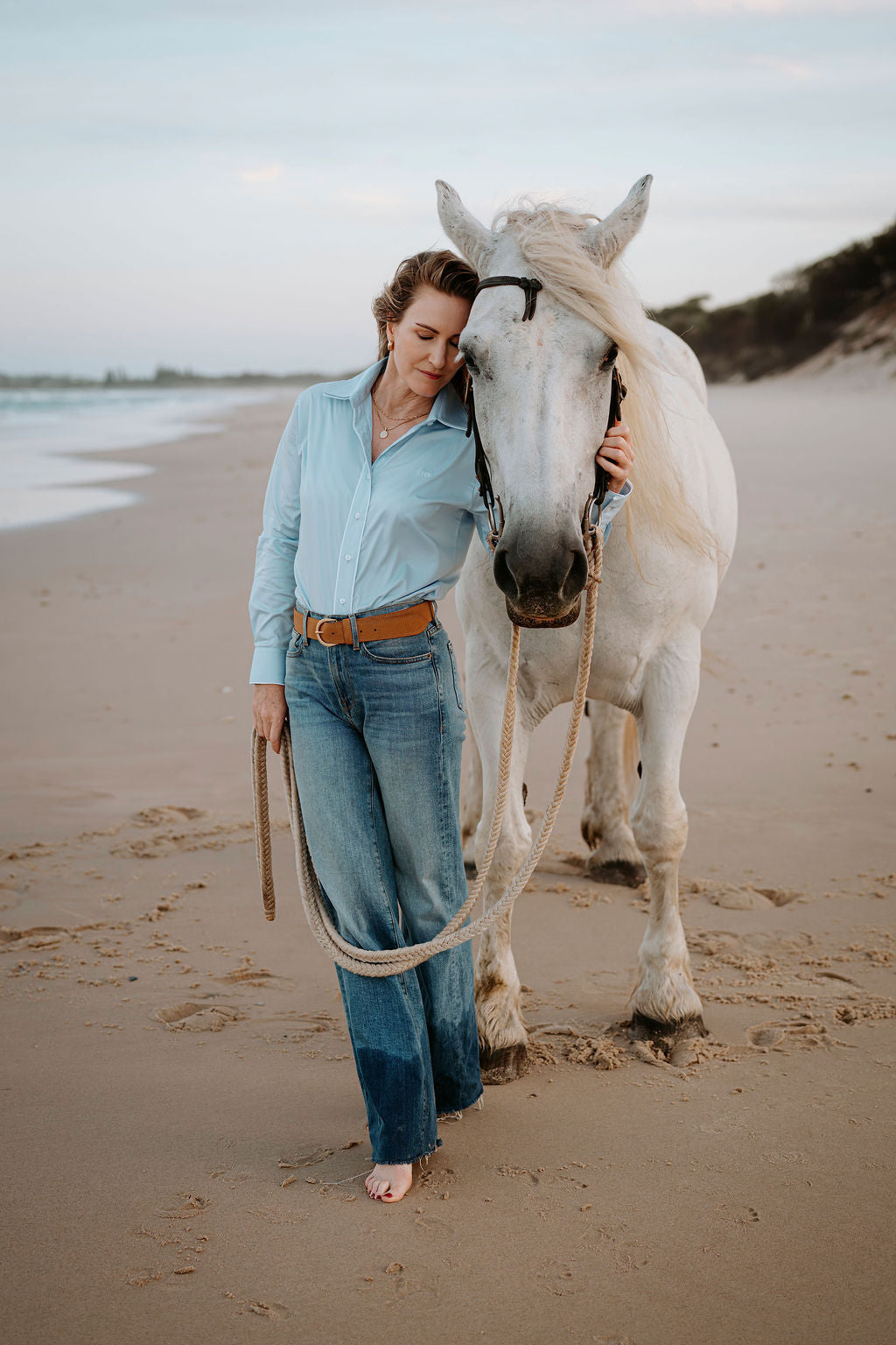 Sea Mist Refined Blouse